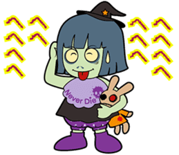 Be Strict with others(Halloween version) sticker #11643878