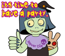 Be Strict with others(Halloween version) sticker #11643887