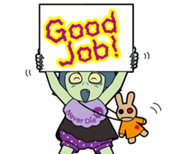 Be Strict with others(Halloween version) sticker #11643900