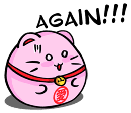 Pinky Maneki Neko - God of Love sticker #11644035