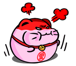 Pinky Maneki Neko - God of Love sticker #11644037