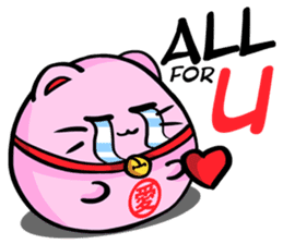 Pinky Maneki Neko - God of Love sticker #11644039