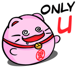 Pinky Maneki Neko - God of Love sticker #11644043