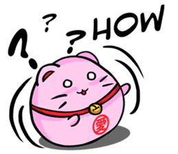 Pinky Maneki Neko - God of Love sticker #11644046