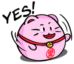 Pinky Maneki Neko - God of Love sticker #11644057