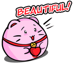 Pinky Maneki Neko - God of Love sticker #11644059