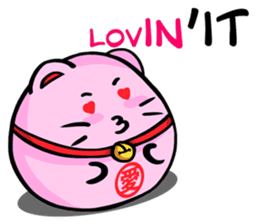 Pinky Maneki Neko - God of Love sticker #11644064