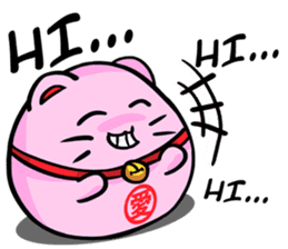 Pinky Maneki Neko - God of Love sticker #11644069