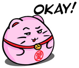 Pinky Maneki Neko - God of Love sticker #11644070