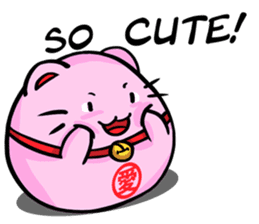 Pinky Maneki Neko - God of Love sticker #11644071