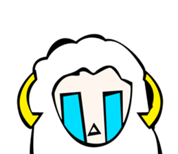Sheep action sticker sticker #11644273