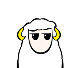 Sheep action sticker sticker #11644275