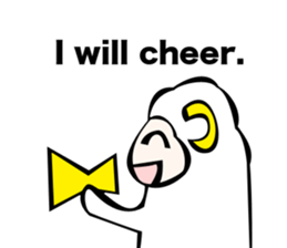 Sheep action sticker sticker #11644277