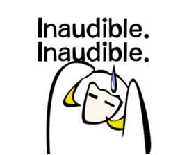 Sheep action sticker sticker #11644293