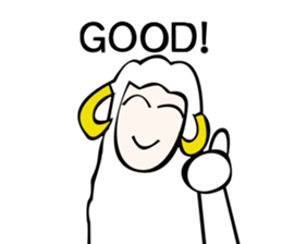 Sheep action sticker sticker #11644295