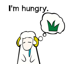 Sheep action sticker sticker #11644306