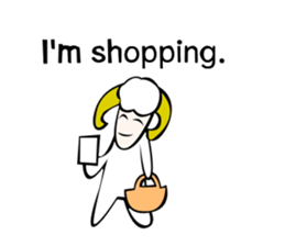 Sheep action sticker sticker #11644310