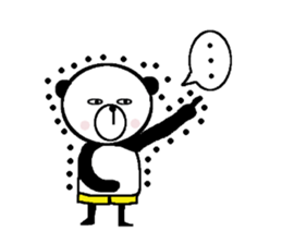 My name is panda. sticker #11644402