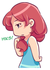 Adorable girl (Eng) sticker #11644648