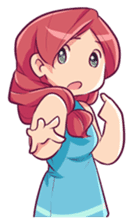 Adorable girl (Eng) sticker #11644658