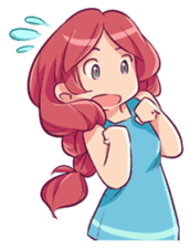 Adorable girl (Eng) sticker #11644661