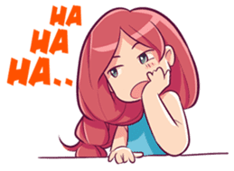 Adorable girl (Eng) sticker #11644665