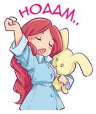 Adorable girl (Eng) sticker #11644669