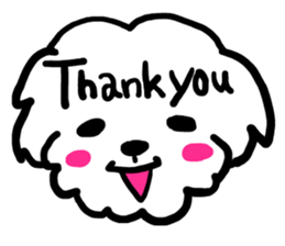 Margin Dog ~English ver~ sticker #11644992