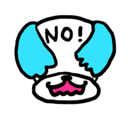 Margin Dog ~English ver~ sticker #11645001