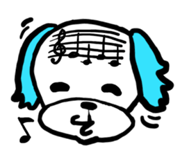 Margin Dog ~English ver~ sticker #11645007