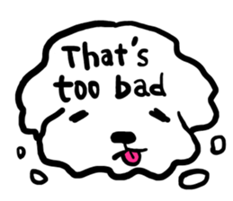 Margin Dog ~English ver~ sticker #11645019