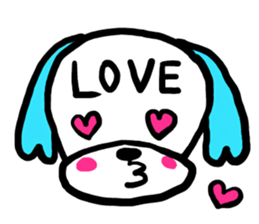 Margin Dog ~English ver~ sticker #11645022