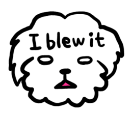 Margin Dog ~English ver~ sticker #11645024