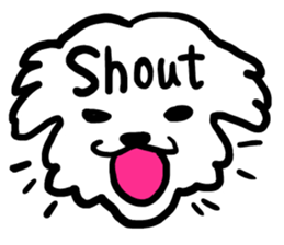 Margin Dog ~English ver~ sticker #11645026