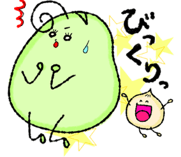 Family of small beans sticker #11645077