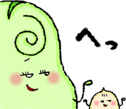 Family of small beans sticker #11645105