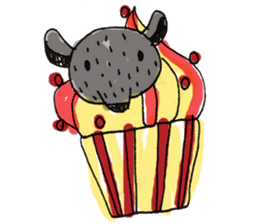 Kind wolf sticker #11645193