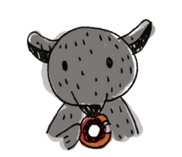 Kind wolf sticker #11645194