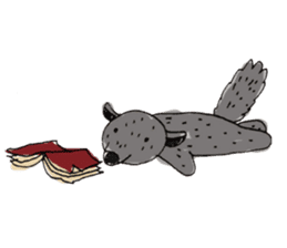 Kind wolf sticker #11645196