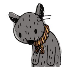 Kind wolf sticker #11645202