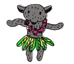 Kind wolf sticker #11645207