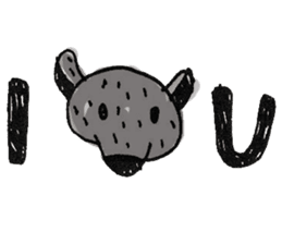 Kind wolf sticker #11645209