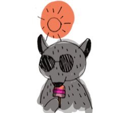 Kind wolf sticker #11645212