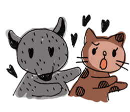 Kind wolf sticker #11645216