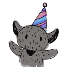 Kind wolf sticker #11645217