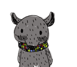 Kind wolf sticker #11645218