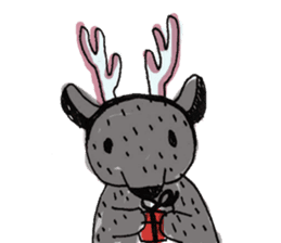 Kind wolf sticker #11645220