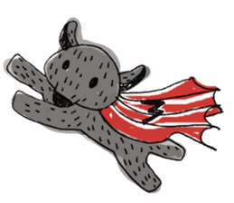 Kind wolf sticker #11645221