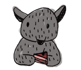 Kind wolf sticker #11645222