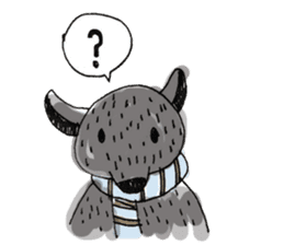 Kind wolf sticker #11645225